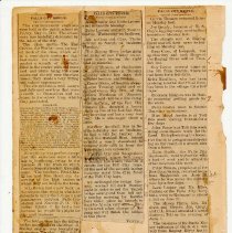 Eight newspaper columns about Fall City, c1900